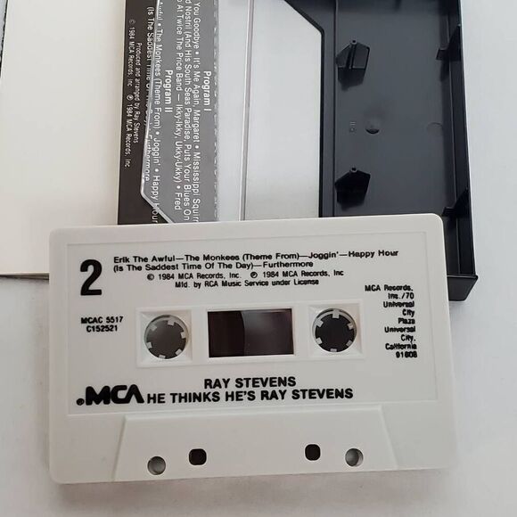 Ray Stevens, He thinks He's Ray Stevens, Cassette Tape, MCA 1984, Tested and wor - Picture 5 of 5